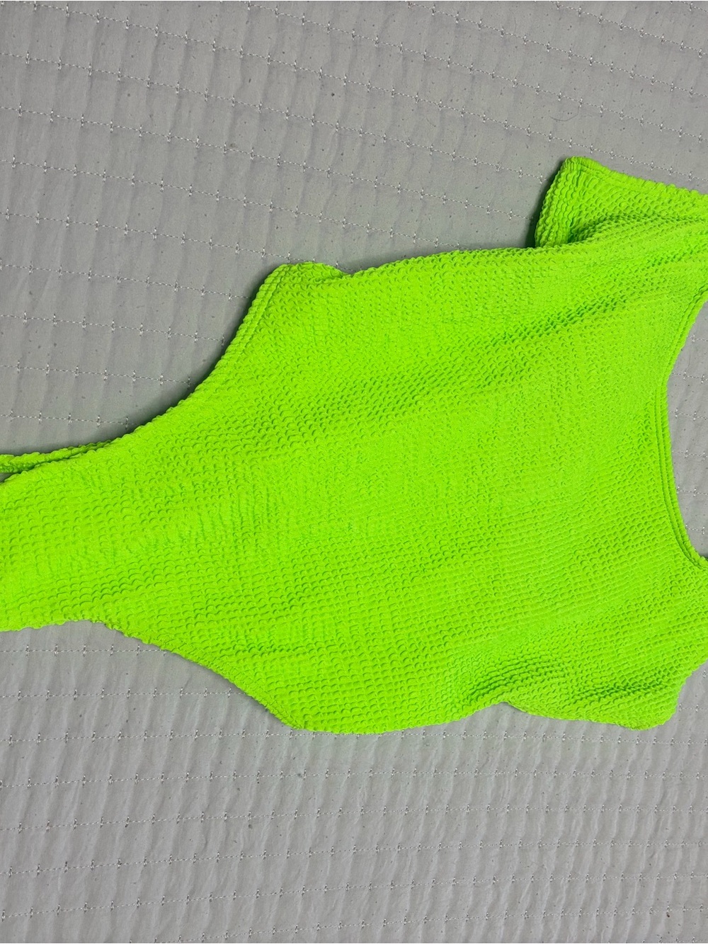 Lime Green One-Piece Bathing Suit